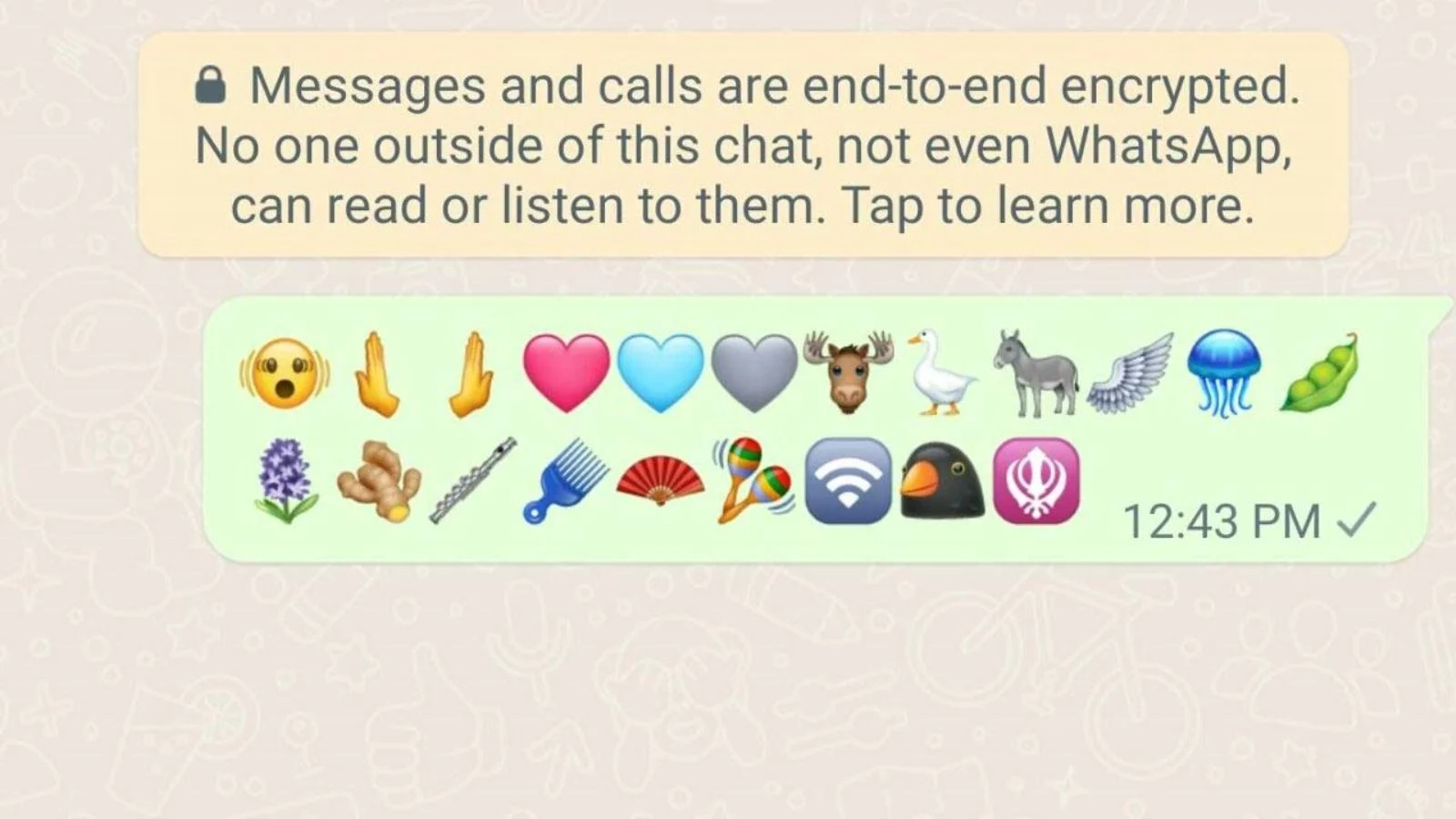 WhatsApp'a yeni emojiler geldi