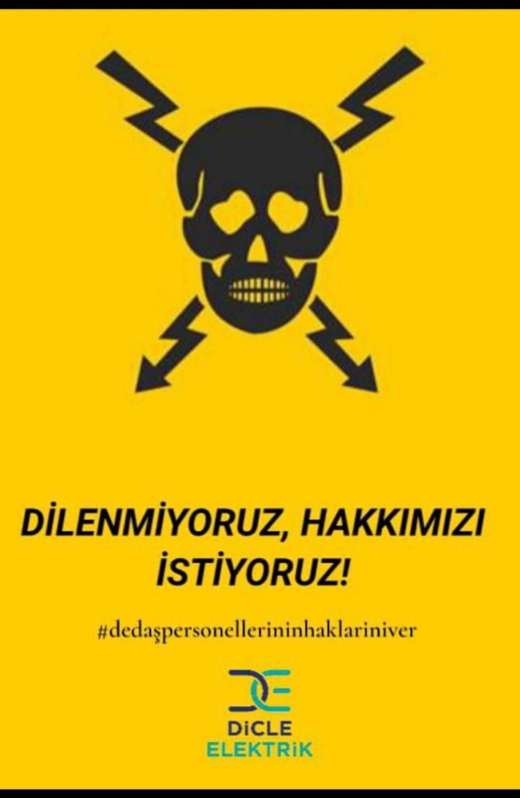 DEDAŞ işçileri haklarını istiyor