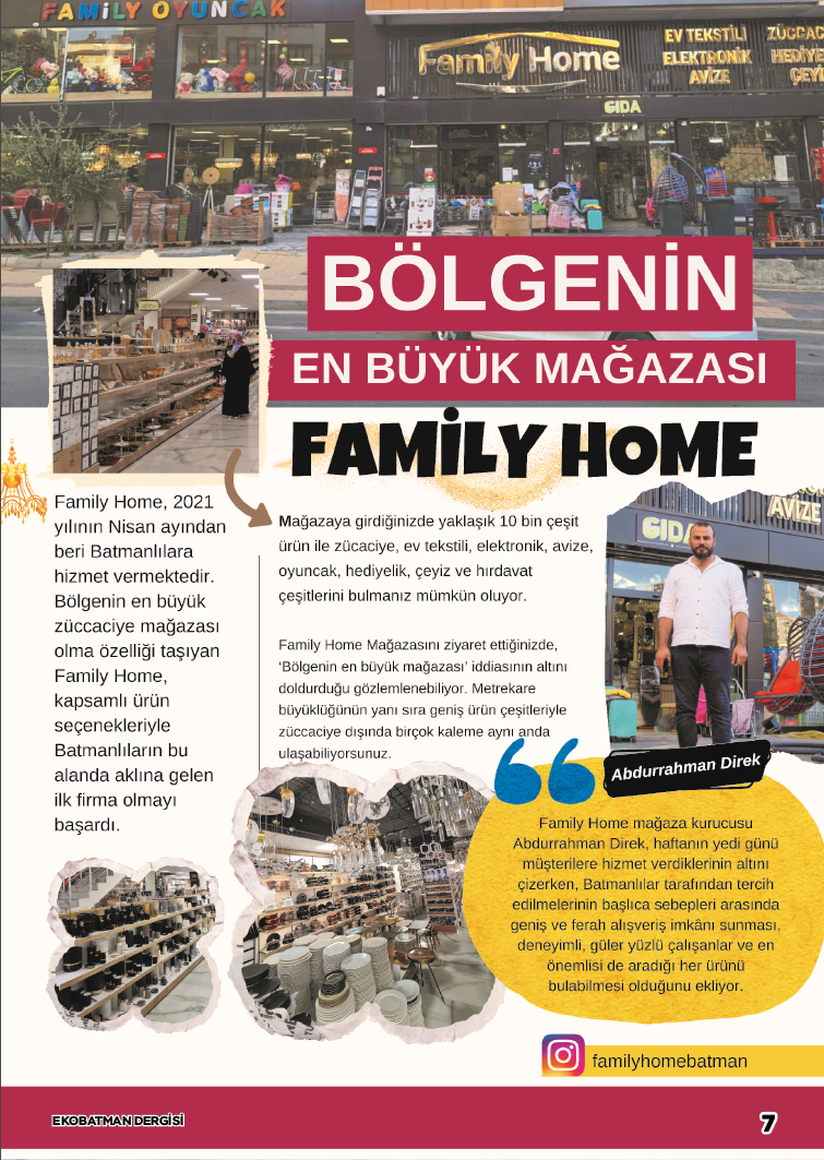 Batman ve bölgenin en büyük mağazası: Family Home