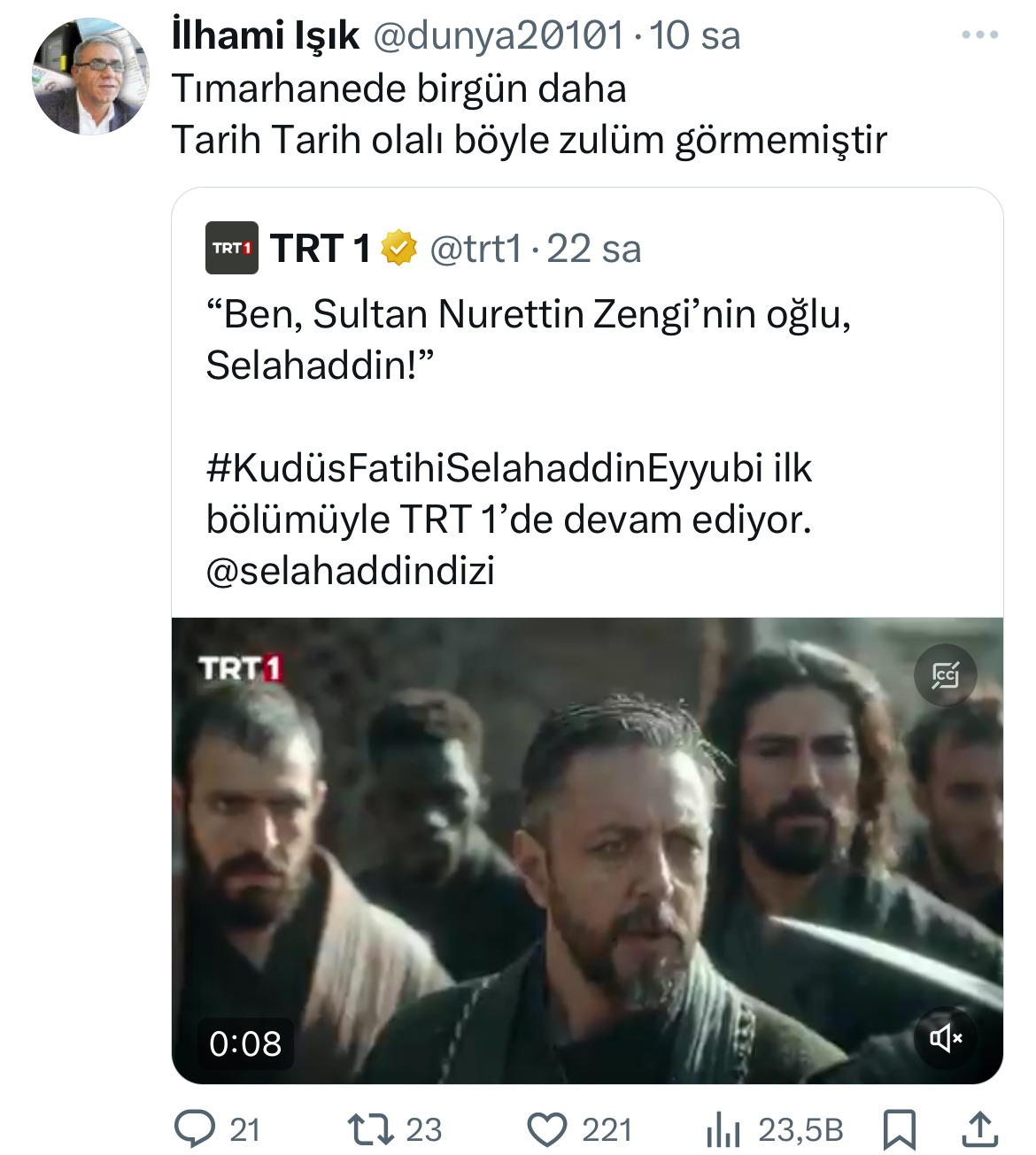 TRT’in Selahaddin Eyyubi dizisi Kürtleri kızdırdı