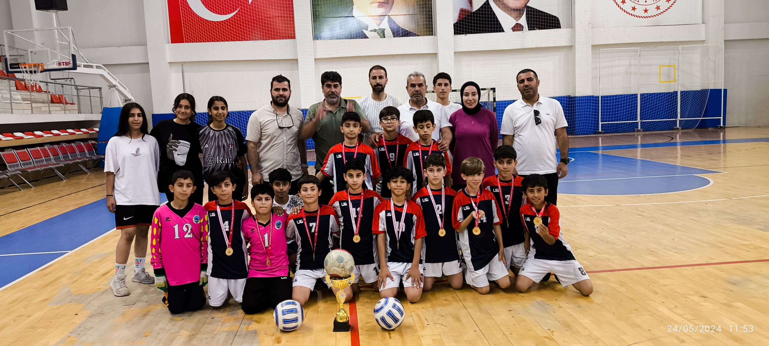 Futsal'ın küçük şampiyonları belli oldu