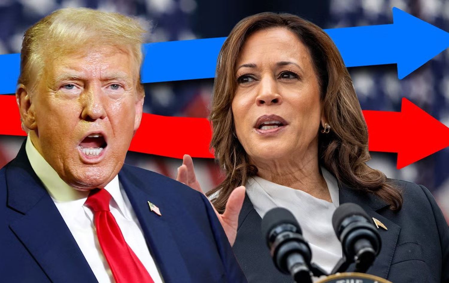 trump ve harris